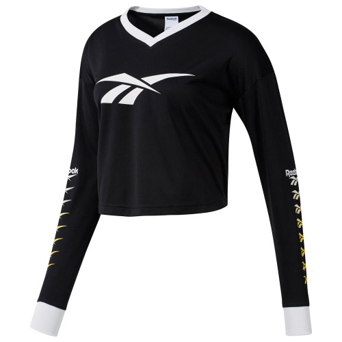 Reebok Γυναικεία μακρυμάνικη μπλούζα crop top